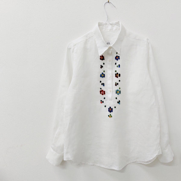 Shirt 'Lella Flowers' Pergamena Linen