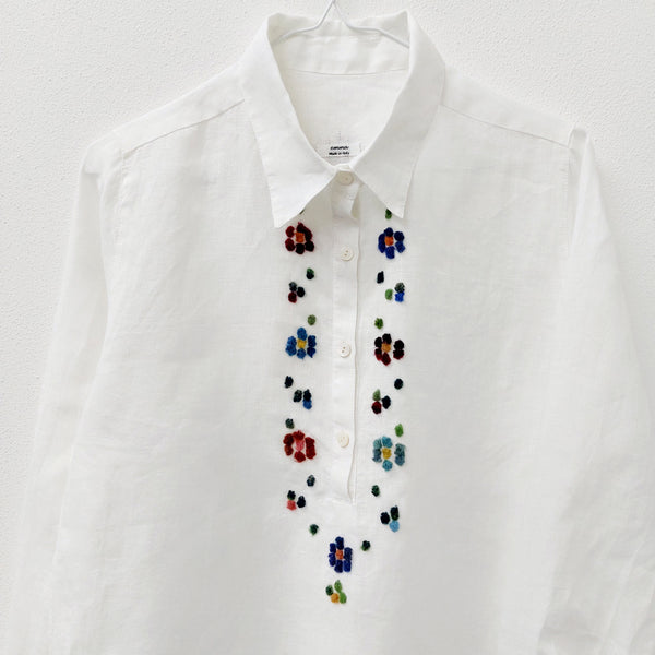 Shirt 'Lella Flowers' Pergamena Linen