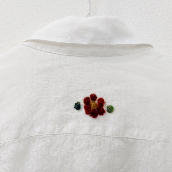 Womens Shirt 'Lella Flowers' 100% Pergamena Linen