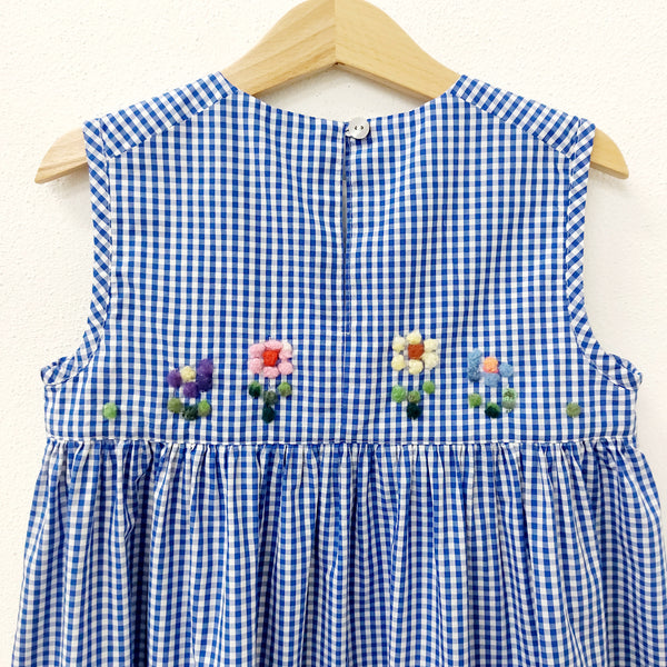 Girls dress 'Pallina Flowers' Cotton Poplin