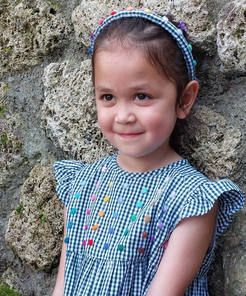 Girls dress 'Farfallina Dots' Cotton Poplin