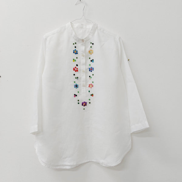 Shirt 'Nadia Flowers' Linen