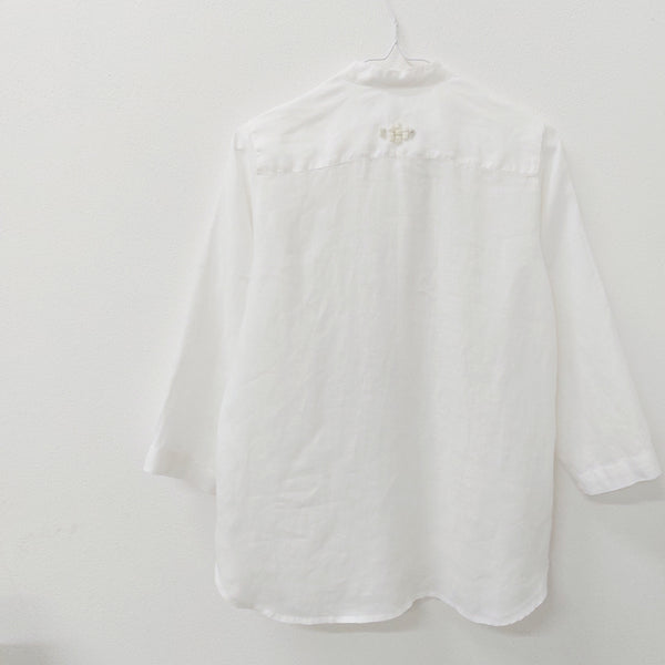 Shirt 'Nadia Flowers' Pergamena Linen