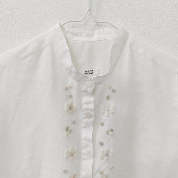 Shirt 'Nadia Flowers' Pergamena Linen