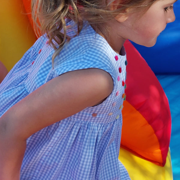 Girls dress 'Pallina Dots' Cotton Poplin