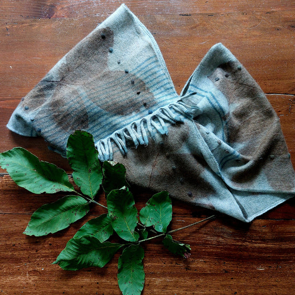 Cashmere Infinity Scarf 'Giro Eco'  Walnut