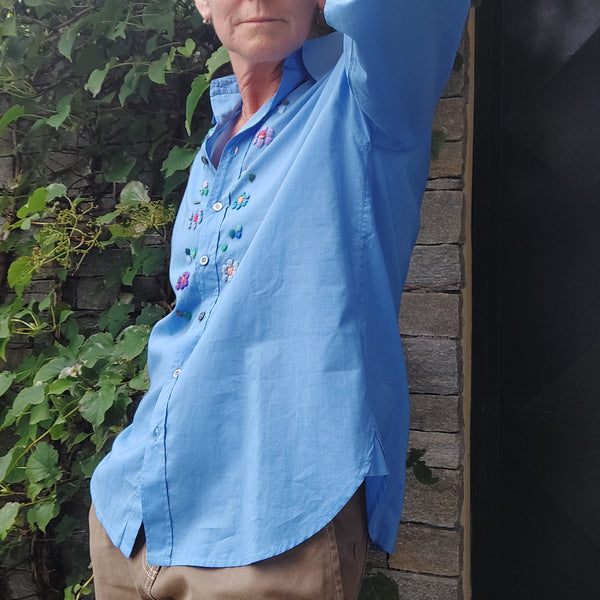 Shirt 'Micia Flowers' 100% Cotton Batista