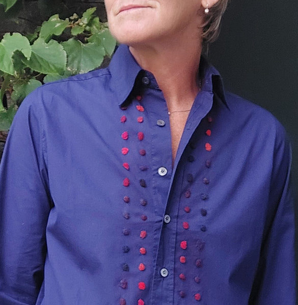 Shirt 'Micia Dots' 100% Cotton Poplin