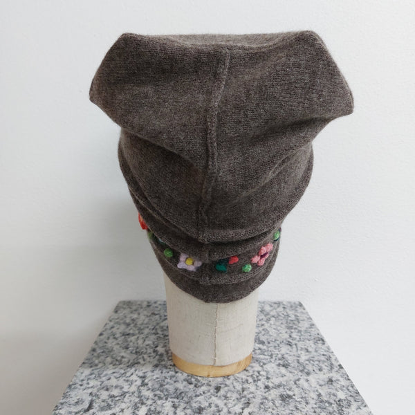 Cashmere Hat 'Caty Flowers '