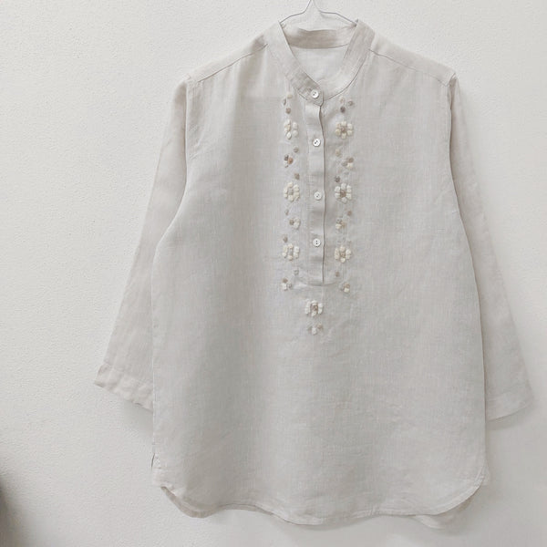 Shirt 'Nadia Flowers' Linen