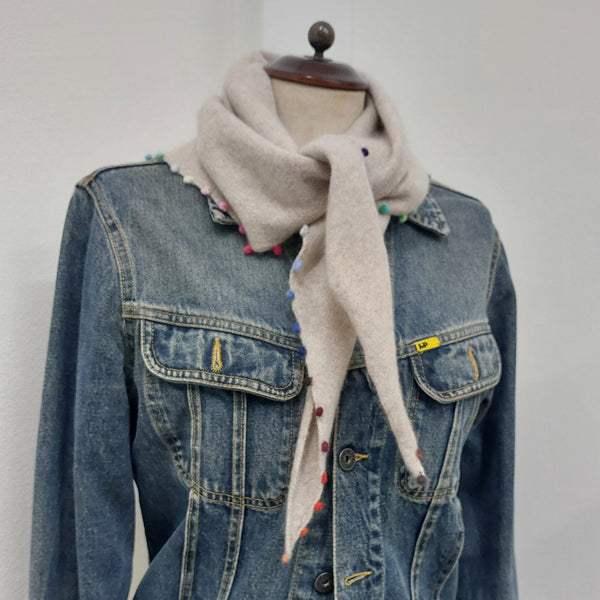 Sciarpa triangolare in cashmere 'Patty'