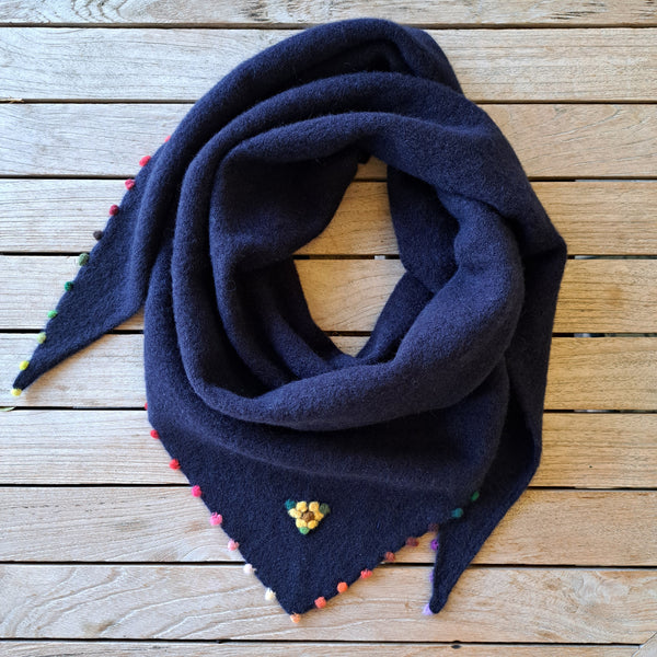 Sciarpa triangolare in cashmere 'Patty'