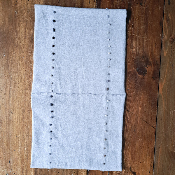 Cashmere Infinity Scarf 'Giro Dots'