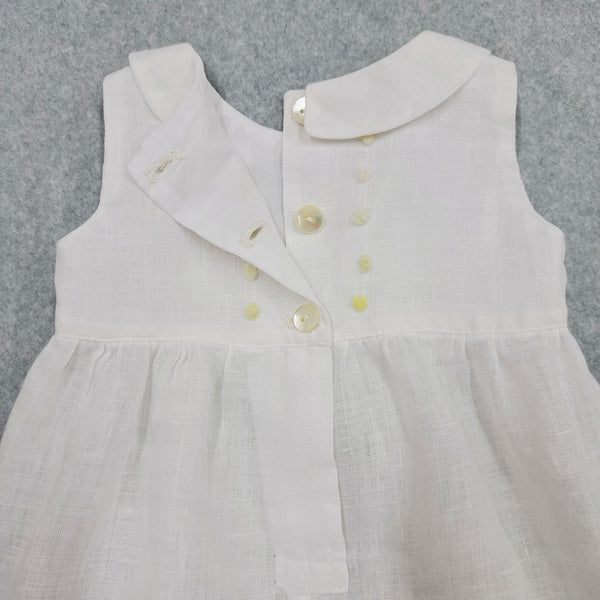 Baby Romper 'Topolino Dots' Pergamena Linen