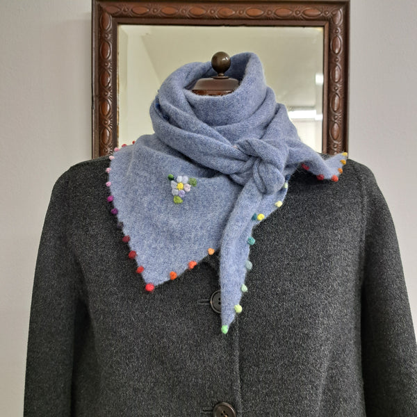 Sciarpa triangolare in cashmere 'Patty'