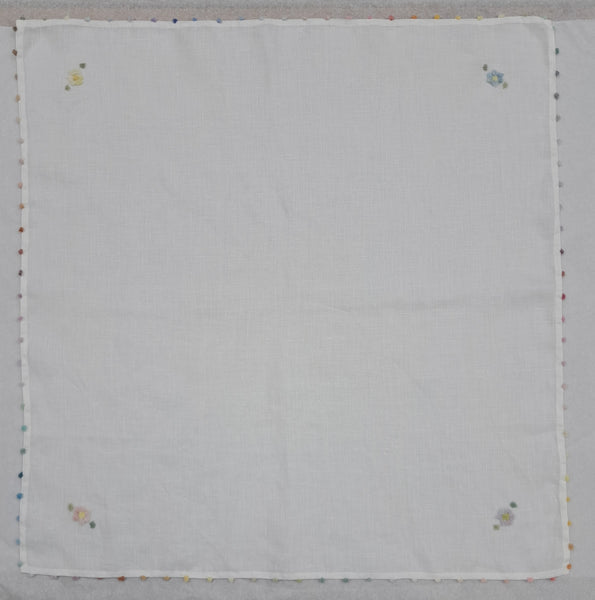 Baby Swaddle Dots & Flowers Pergamena linen