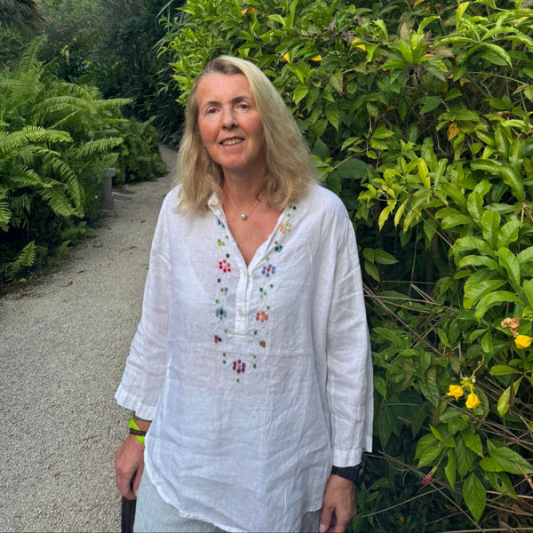 Shirt 'Nadia Flowers' Linen