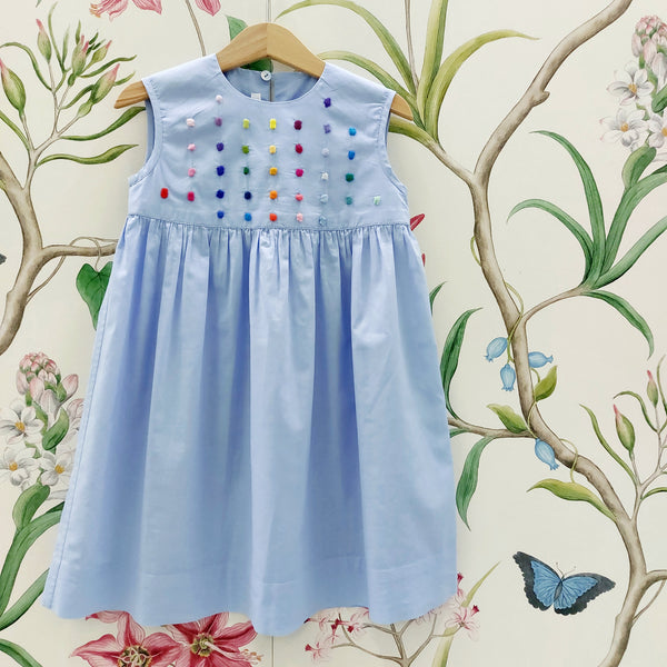 Girls dress 'Pallina Dots' Cotton Batista