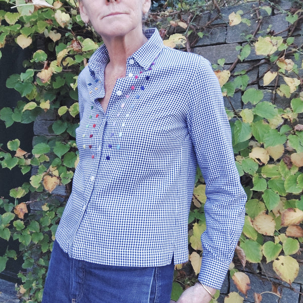 Shirt 'Bettina ML Dots' Cotton Flannel