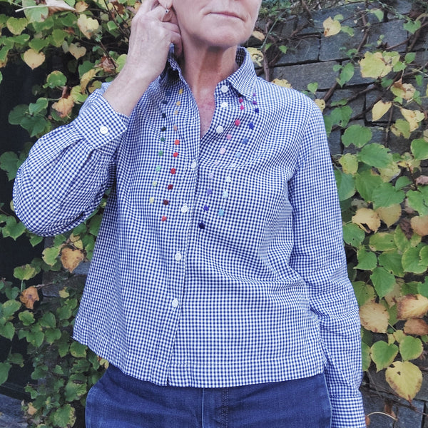 Shirt 'Bettina ML Dots' Cotton Flannel