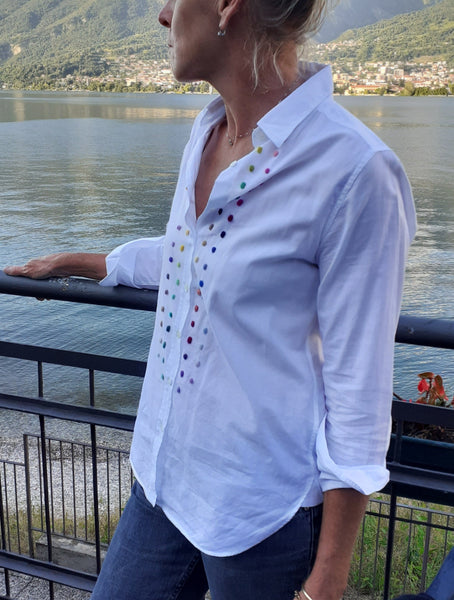Shirt 'Micia Dots' 100% Cotton Batista