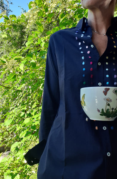 Shirt 'Micia Dots' 100% Cotton Batista