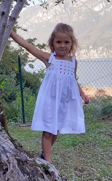 Girls Sundress 'Fiocco Dots' Batista