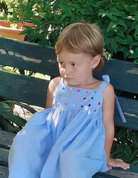 Girls Sundress 'Fiocco Dots' Batista