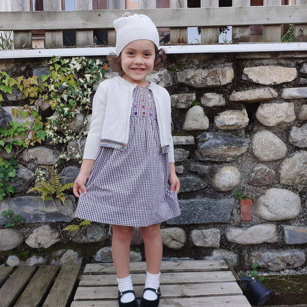 Girls dress 'Pallina Dots' Cotton Poplin