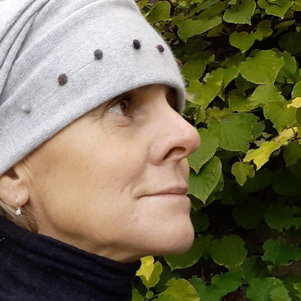 Cashmere Infinity Scarf 'Giro Dots'