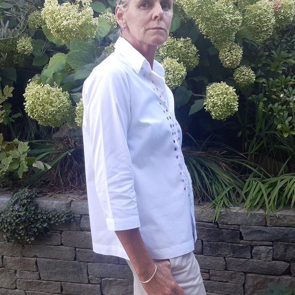 Shirt 'Betty 3/4 Dots' Poplin