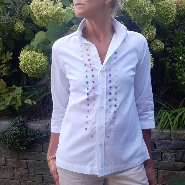 Shirt 'Betty 3/4 Dots' Poplin