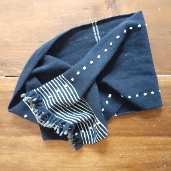 Cashmere Infinity Scarf 'Giro Graphic '
