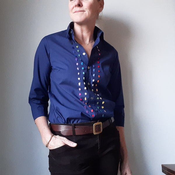 Shirt 'Betty 3/4 Dots' Poplin