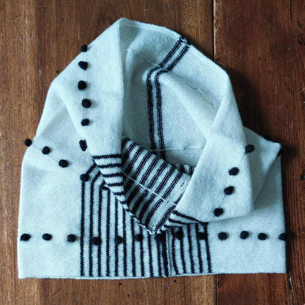 Cashmere Neck warmer 'Lola Graphic'