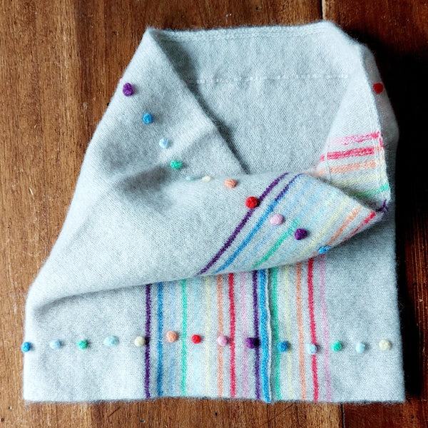 Cashmere Neck warmer 'Lola Rainbow'