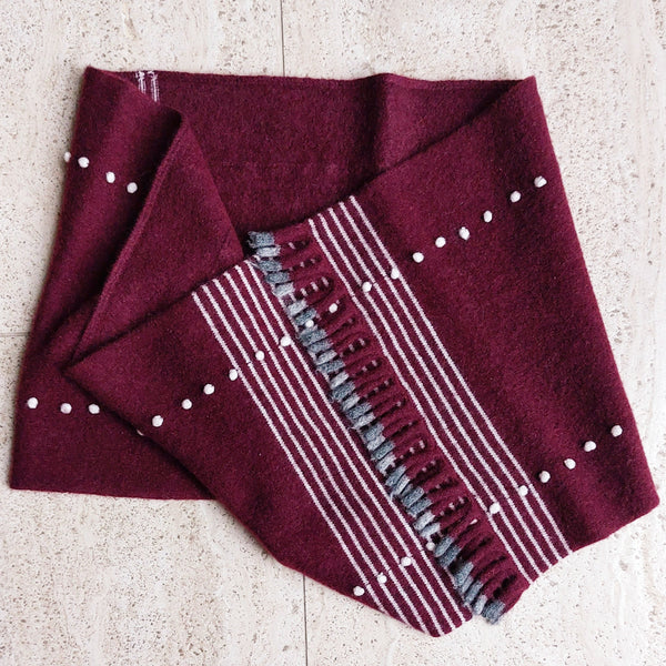 Cashmere Infinity Scarf 'Giro Graphic '