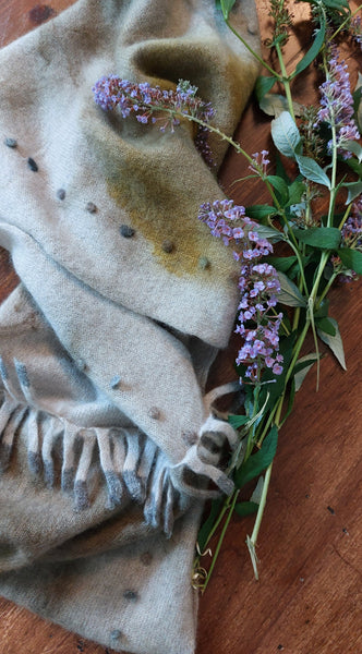 Cashmere Infinity Scarf 'Giro Eco'  Buddleia