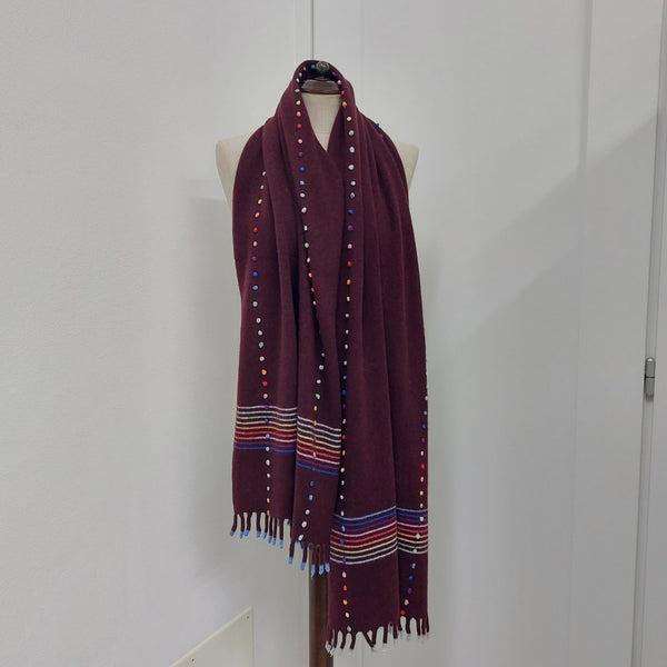 Sciarpa 'Frangia Rainbow'