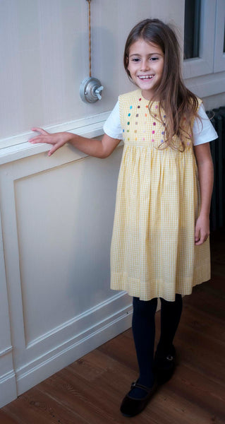 Girls dress 'Pallina Dots' Cotton Poplin