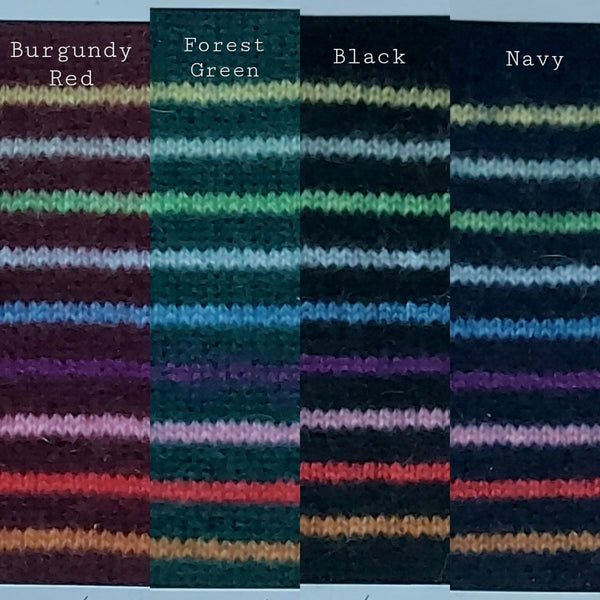 Cashmere Infinity Scarf 'Giro Flowers Rainbow'