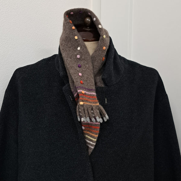 Sample Sale Cashmere Infinity Scarf 'Giro Rainbow Dots'