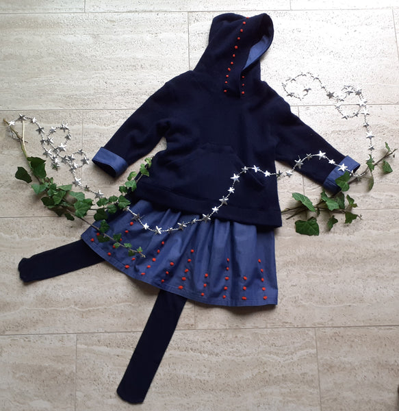 Sample Sale - Childs Cashmere Hoody 'Cappuccino'