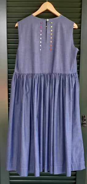 Sample Sale - Womens Dress ' Lina' Denim