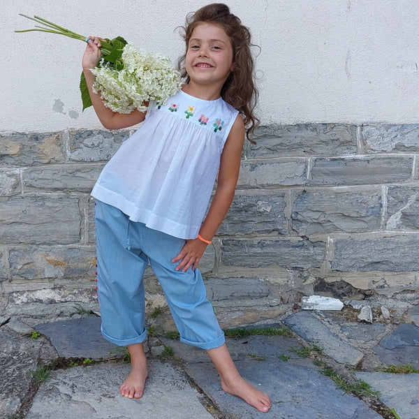 Sample Sale - Childs Trousers 'Pino'  Cotton
