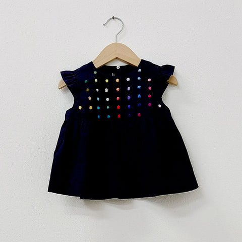 Sample Sale - Girls top 'Petalo Dots' Batista