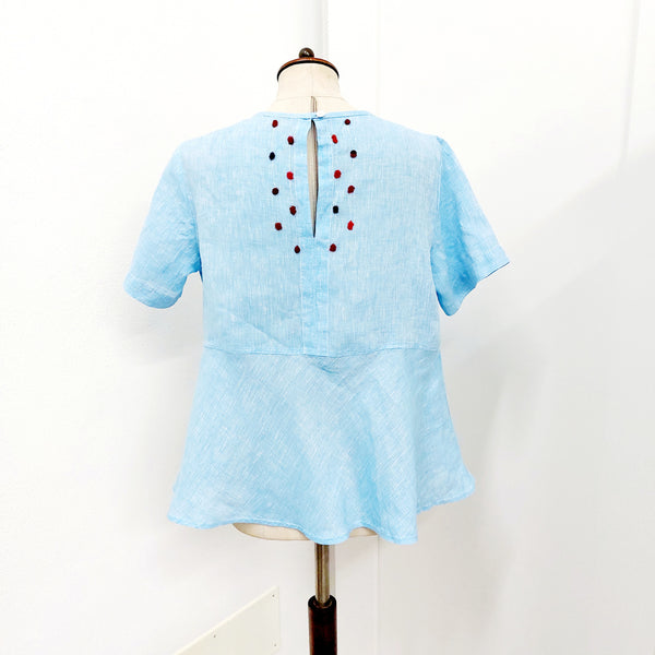 Top 'Viola Dots' Linen