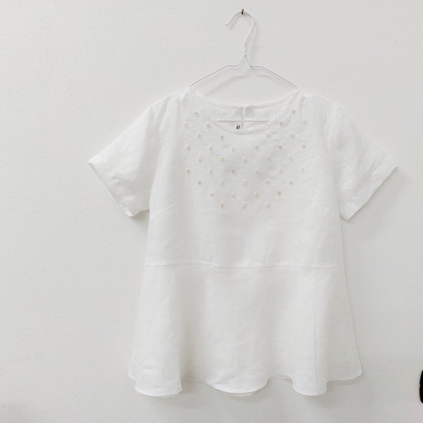 Top 'Viola Dots' Linen