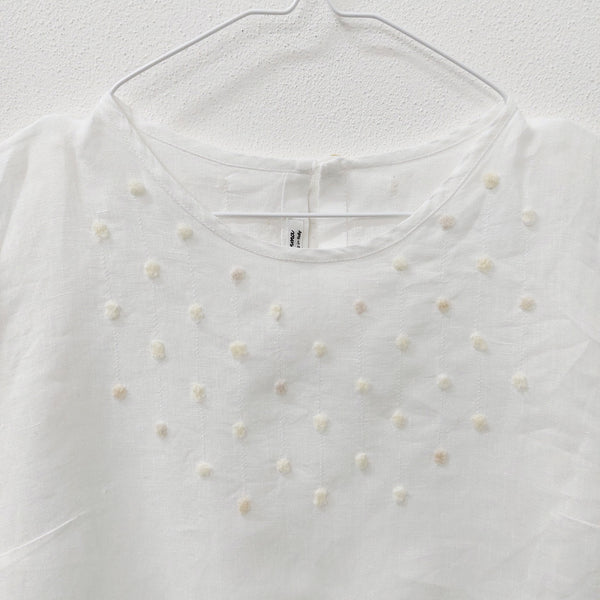 Top 'Viola Dots' Linen