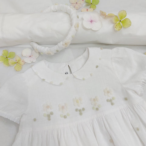 Girls Special day dress 'Libellula ' Pergamena Linen